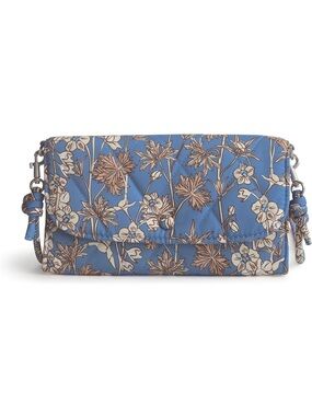Vera Bradley New Floral Blue Crossbody Bag & Wallet